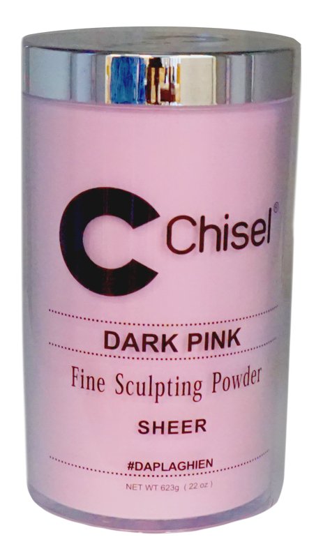Chisel Acrylic Fine Sculpting Power - Dark Pink (Opaque) 22oz