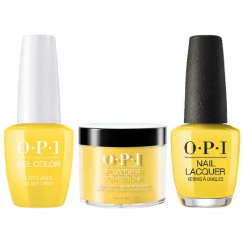 OPI 3in1 Matching Trio - F91 Exotic Birds Do Not Tweet