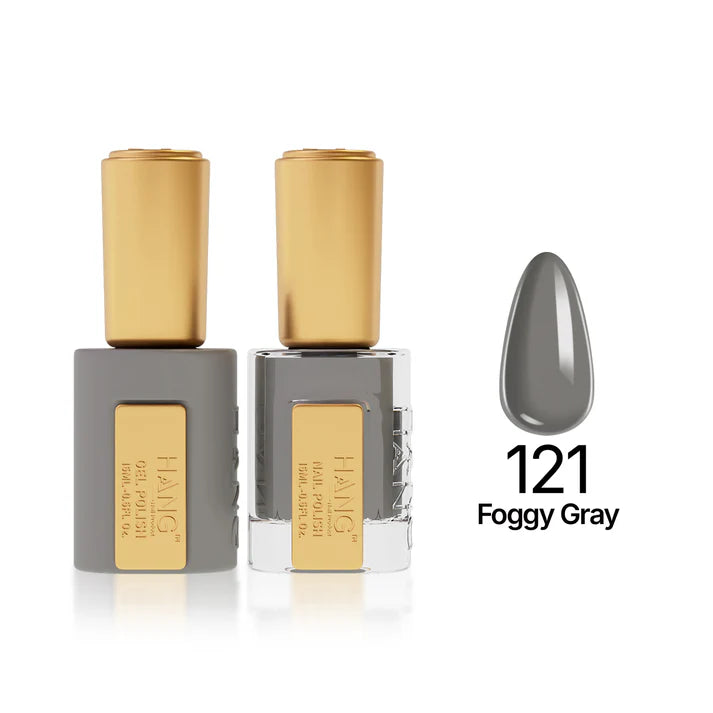 HANG Moonlight Gel & Lacquer - 121 Foggy Gray
