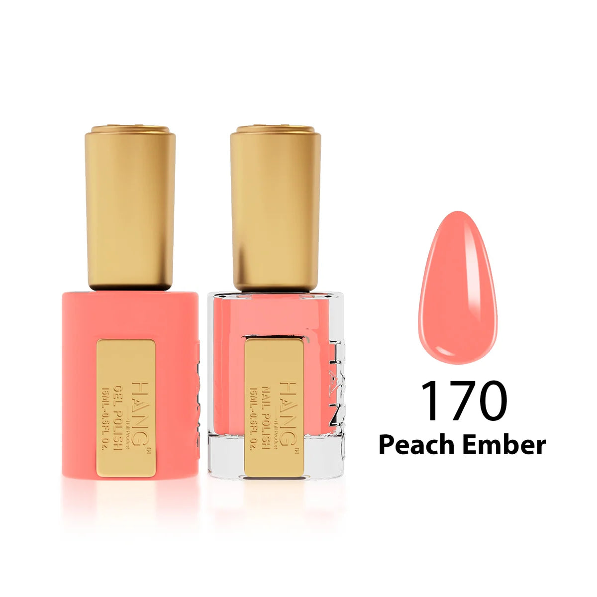 HANG Moonlight Gel & Lacquer - 170 Peach Ember