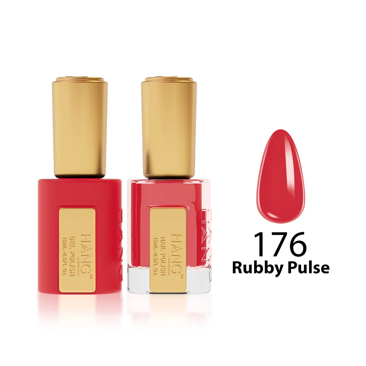 HANG Moonlight Gel & Lacquer - 176 Rubby Pulse