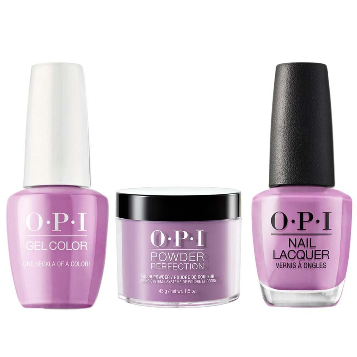 OPI 3in1 Matching Trio - I62 One Heckla Of A Color
