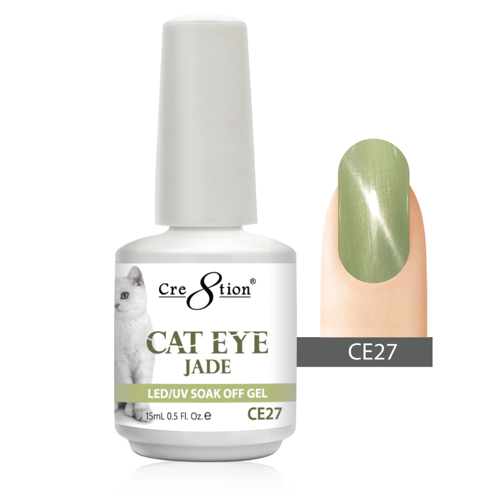 Cre8tion Cat Eye - Jade Gel Color - CE27