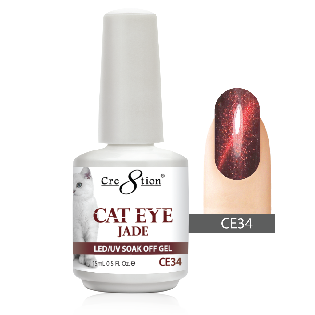 Cre8tion Cat Eye - Jade Gel Color - CE34