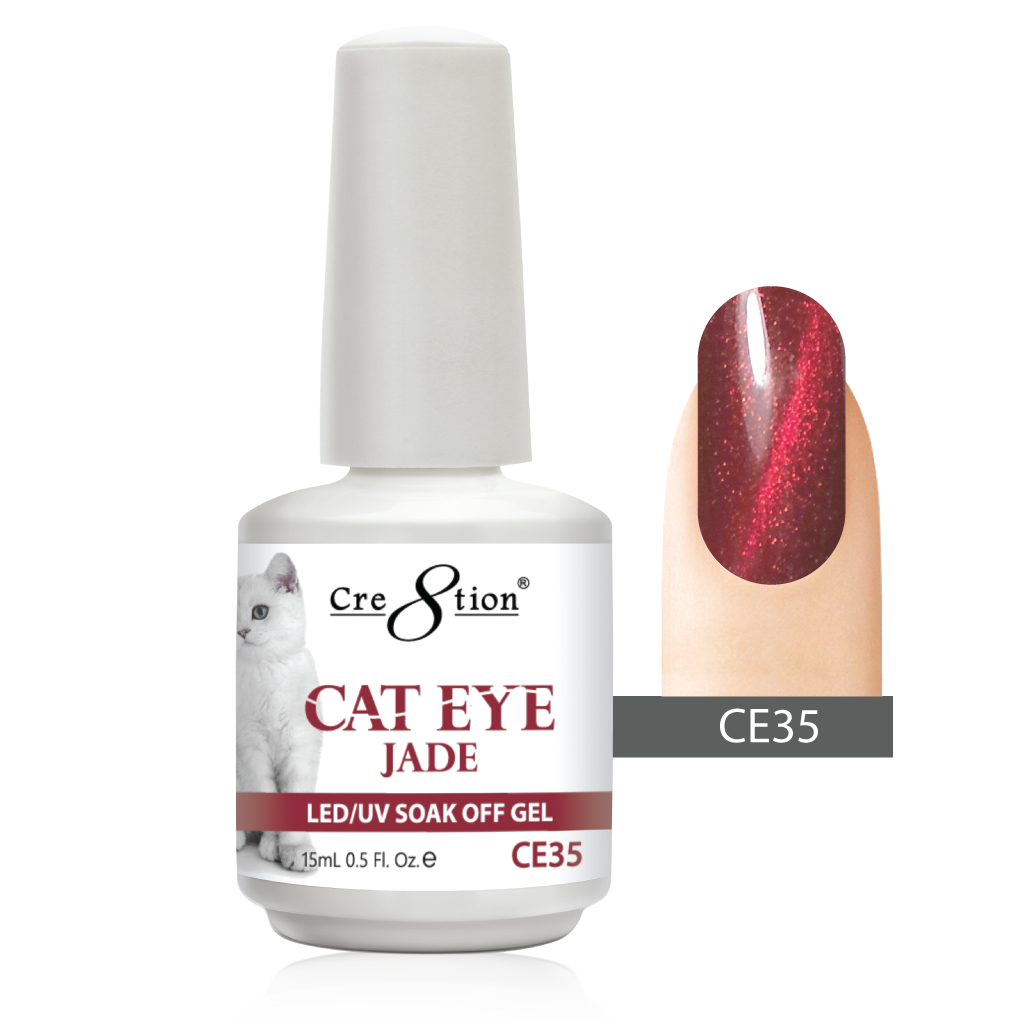 Cre8tion Cat Eye - Jade Gel Color - CE35