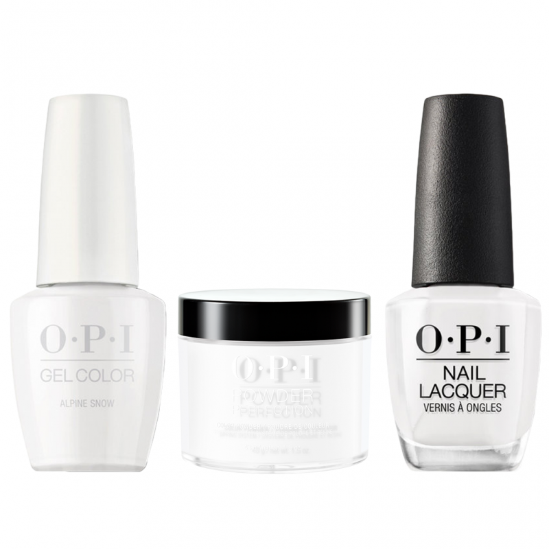 OPI 3in1 Matching Trio - L00 Alphine Snow