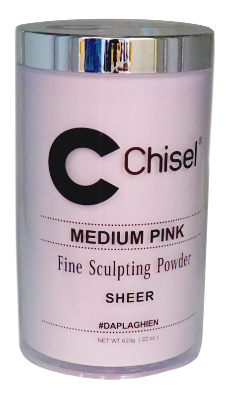 Chisel Acrylic Fine Sculpting Power - Medium Pink (Opaque) 22oz