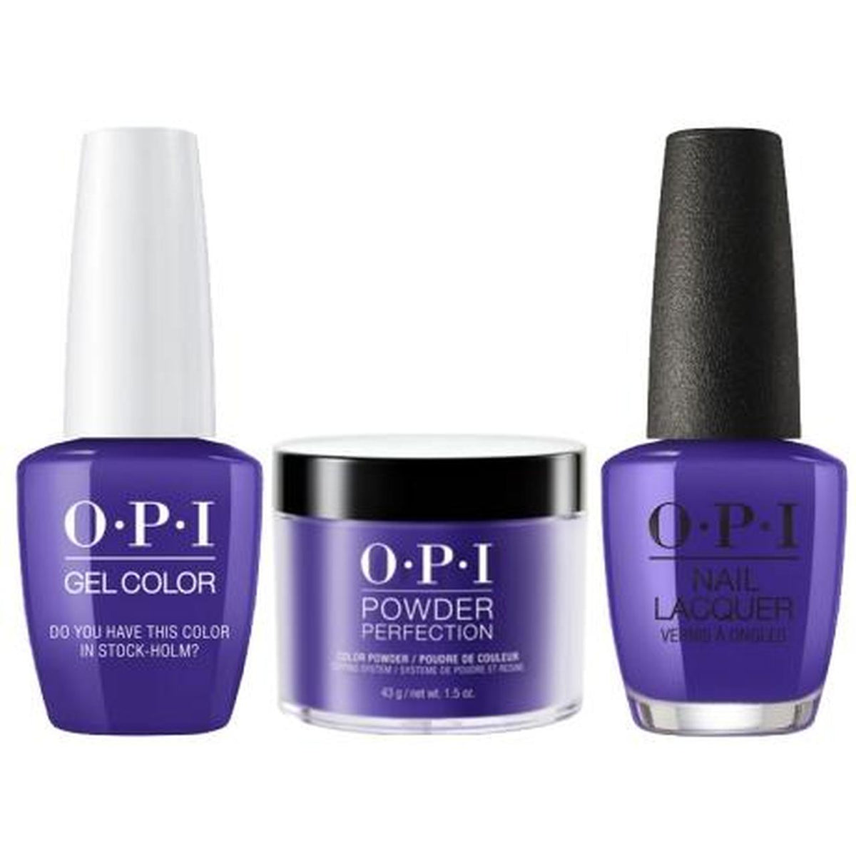 OPI 3in1 Matching Trio - N47 Do You Have This Color In Stock-Holm