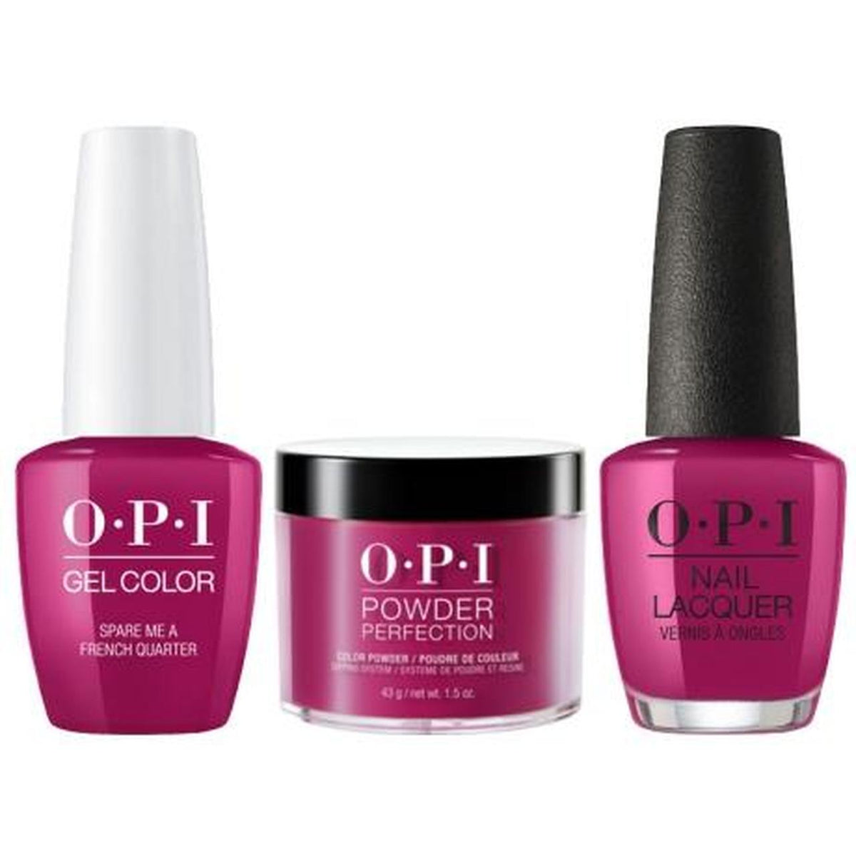 OPI 3in1 Matching Trio - N55 Spare Me A French Quarter
