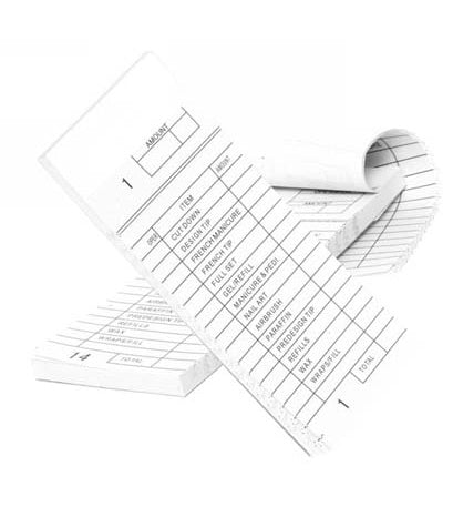 Nail Ticket Book 10 ct