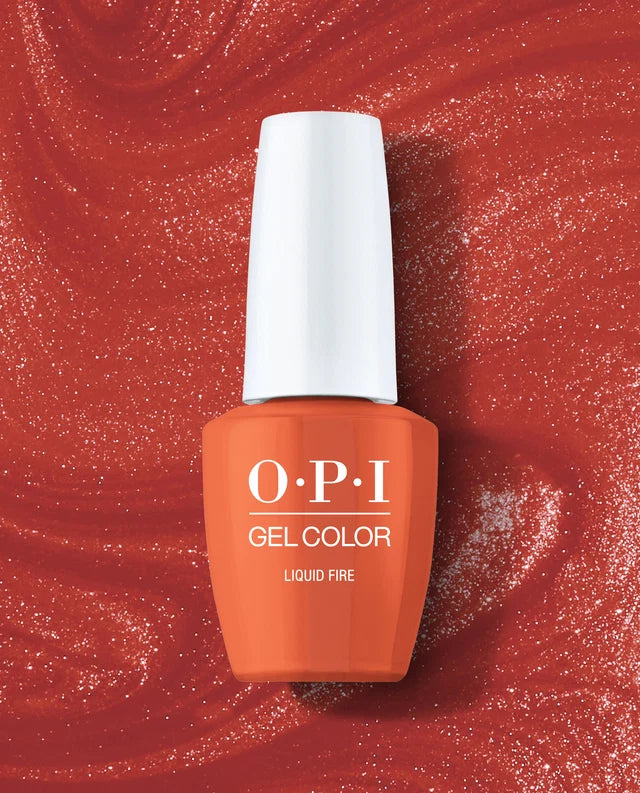 OPI GelColor Gel Polish - GCF020 Liquid Fire