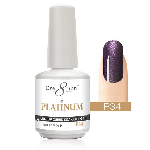 Cre8tion Platinum Gel Color - P34