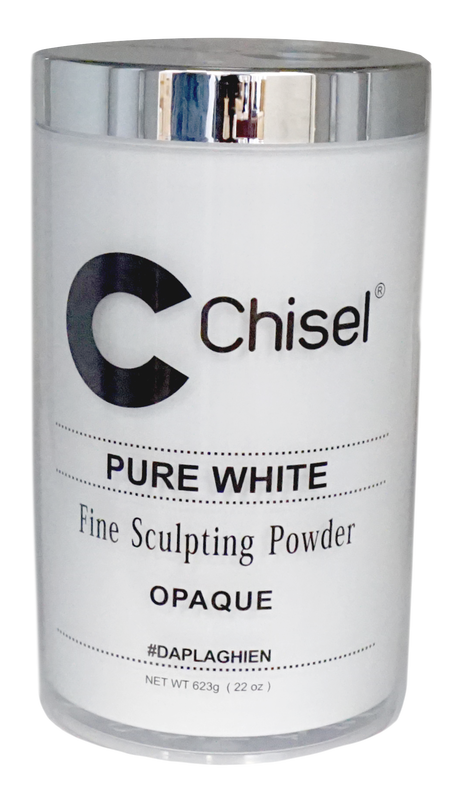 Chisel Acrylic Fine Sculpting Power - Pure White (Opaque) 22oz