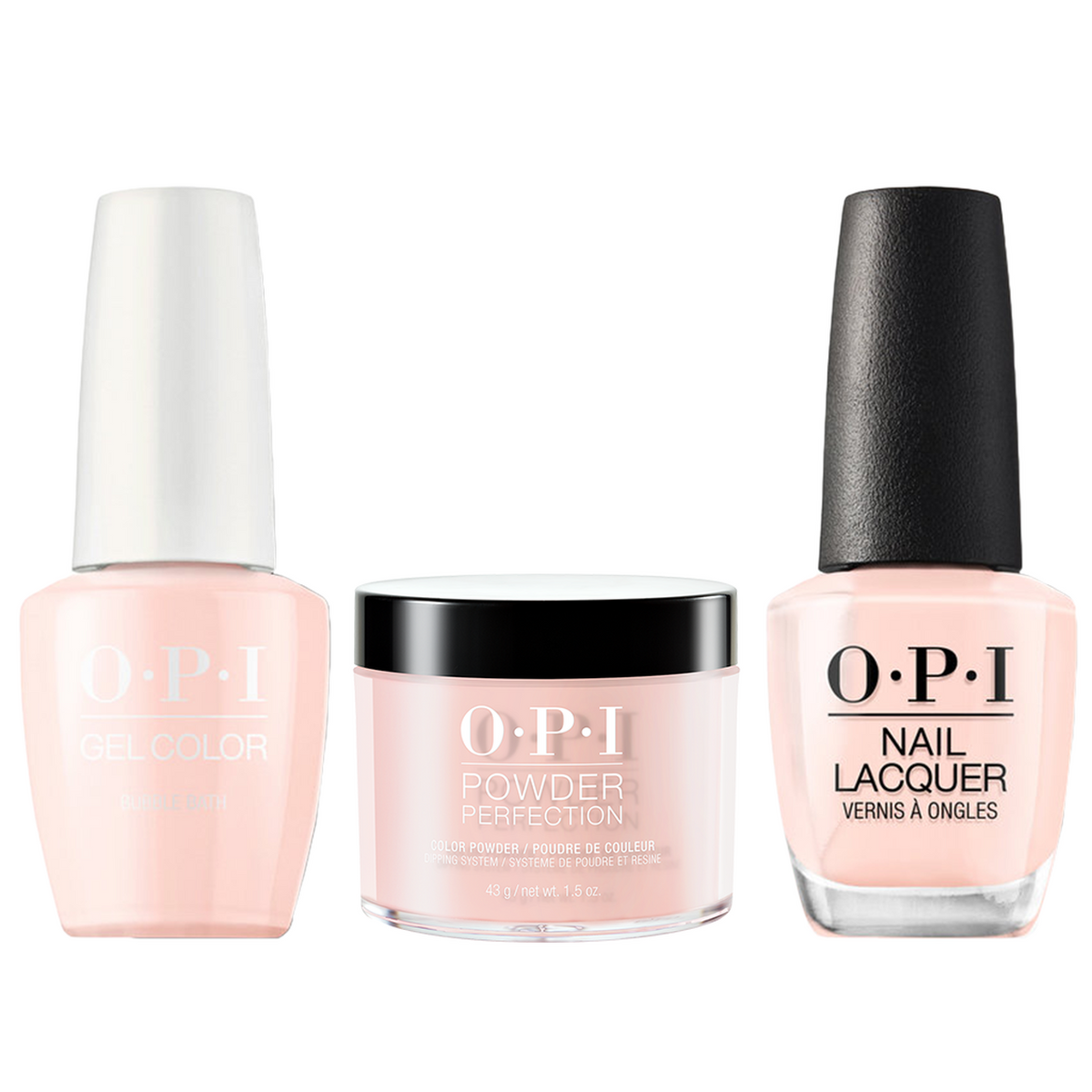 OPI 3in1 Matching Trio - S86 Bubble Bath