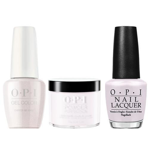 OPI 3in1 Matching Trio - T63 Chiffon My Mind