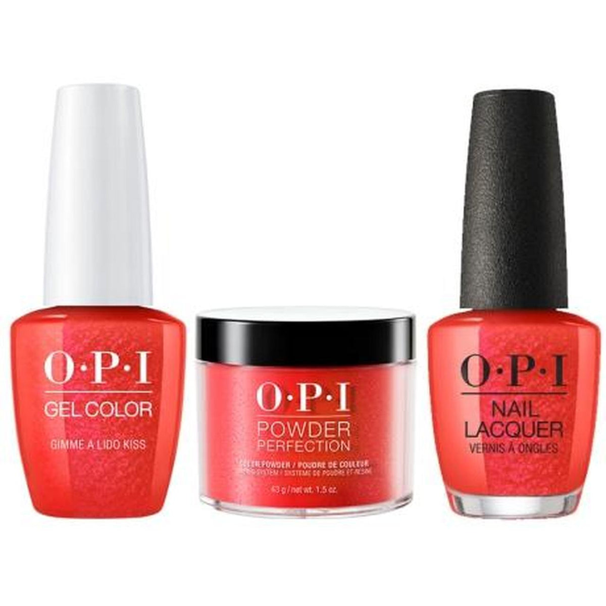 OPI 3in1 Matching Trio - V30 Gimme A Lido Kiss