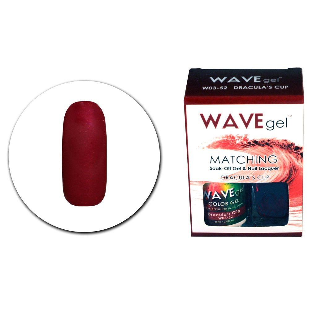 WAVE DUO GEL+POLISH - Dracula's Cup - W0352