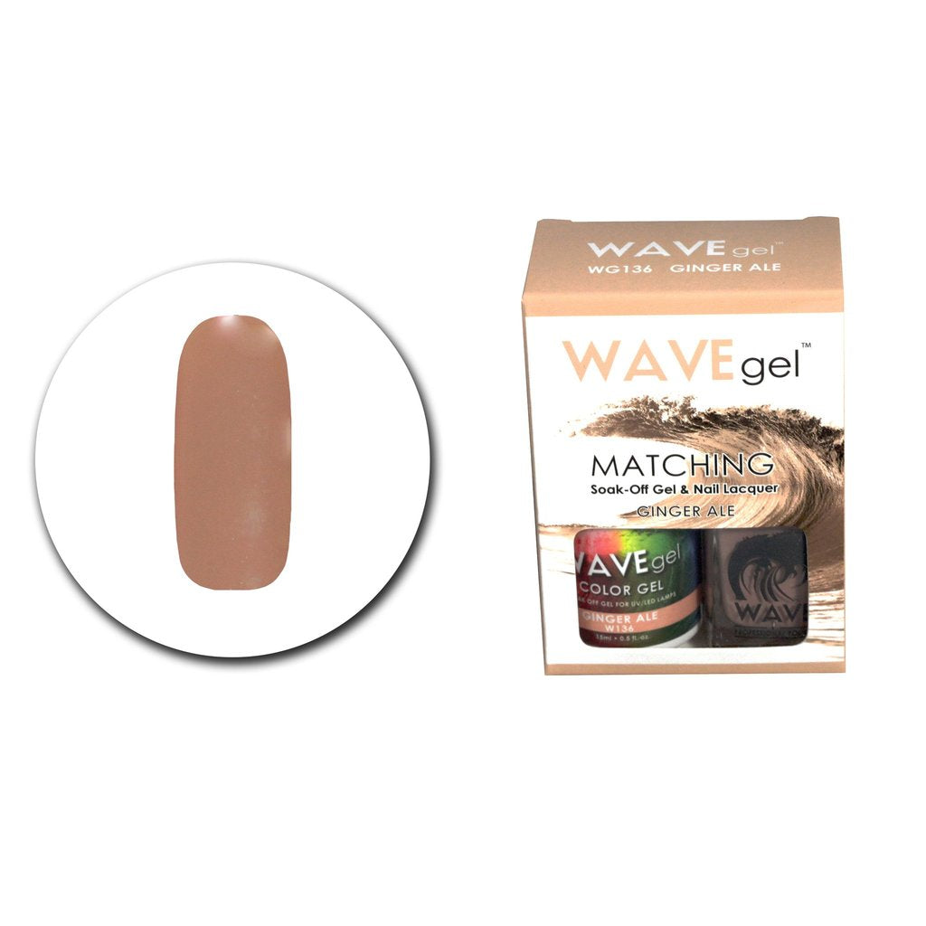WAVE DUO GEL+POLISH - Ginger Ale - W136