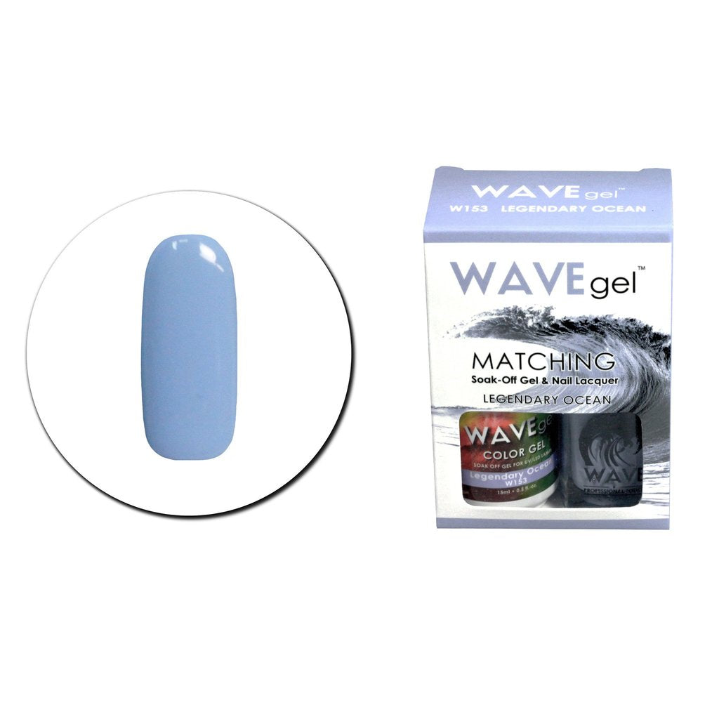 WAVE DUO GEL+POLISH - LEGENDARY OCEAN - W153