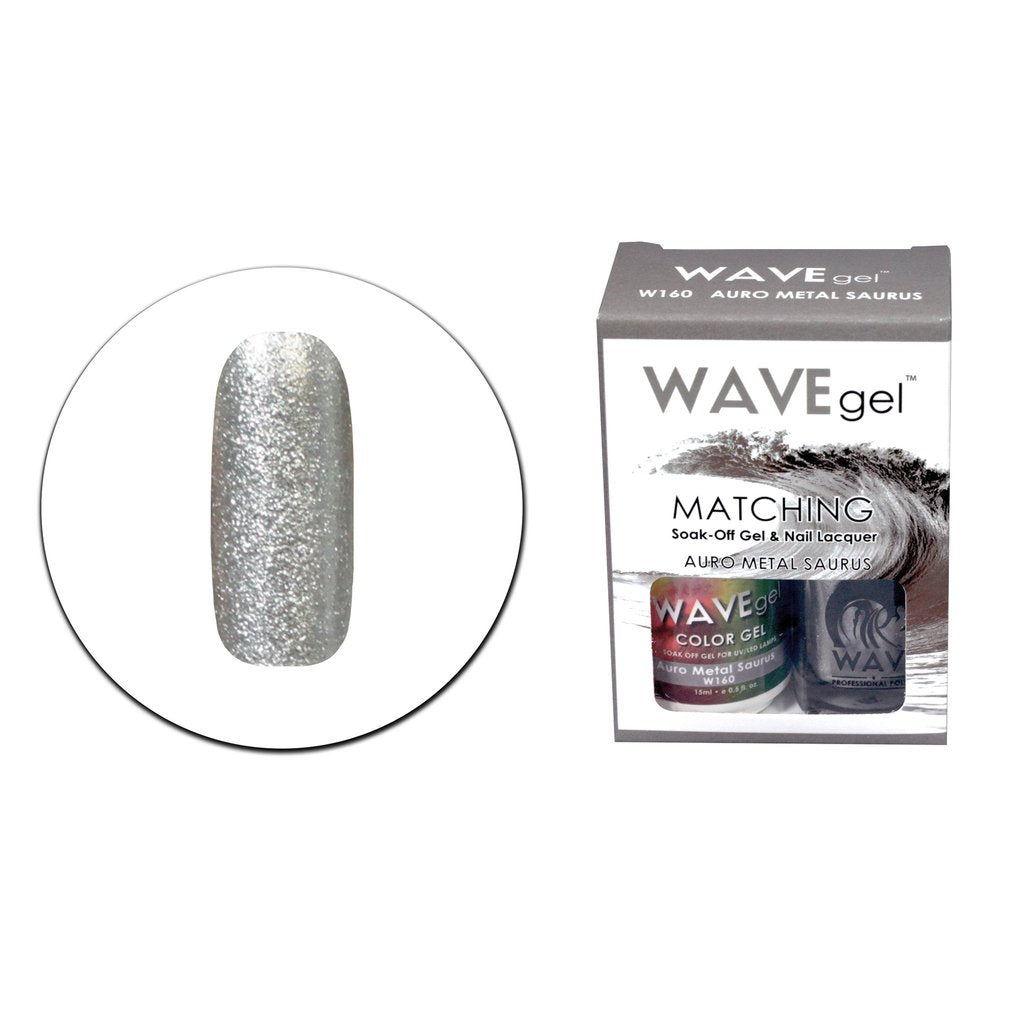 WAVE DUO GEL+POLISH - AURO METAL SAURUS - W160