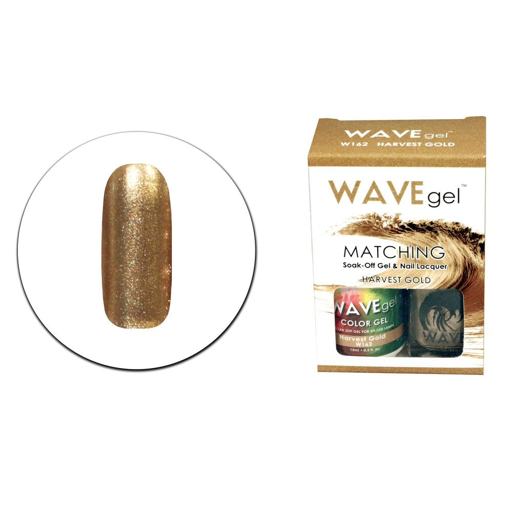 WAVE DUO GEL+POLISH - HARVEST GOLD - W162