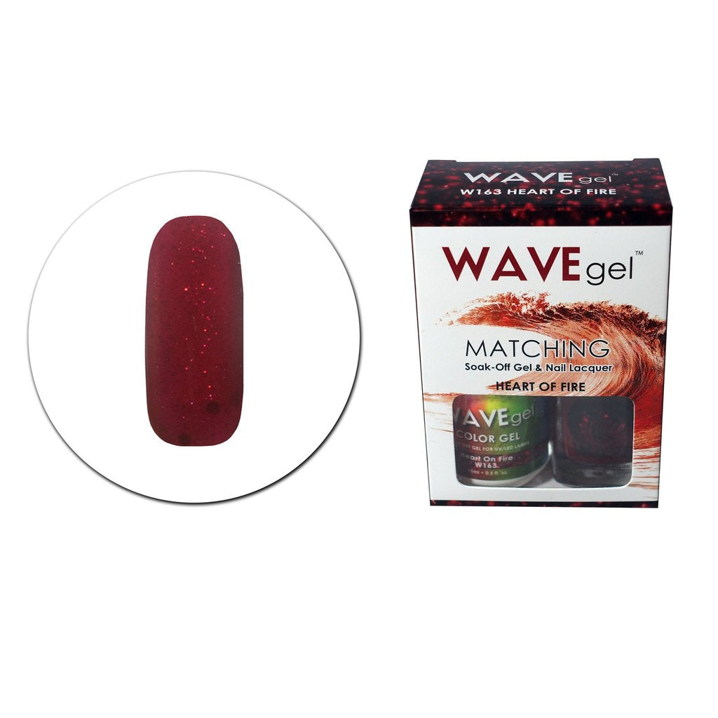 WAVE DUO GEL+POLISH - HEART ON FIRE - W163