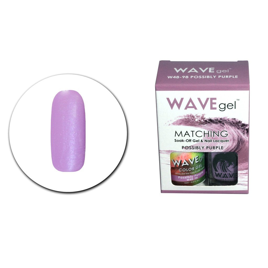 WAVE DUO GEL+POLISH - Possibly Purple - W4898