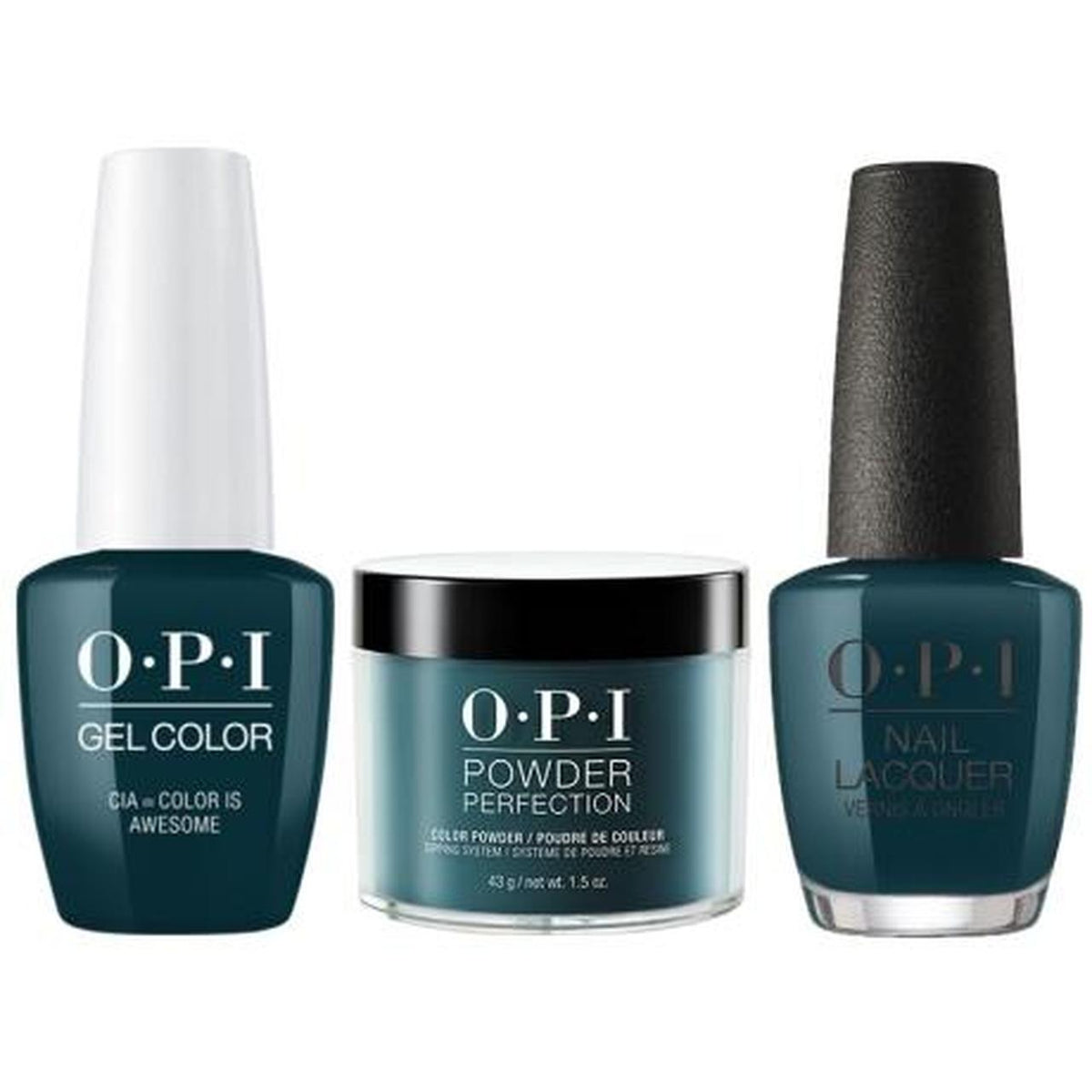 OPI 3in1 Matching Trio - W53 CIA = Color Is Awesome