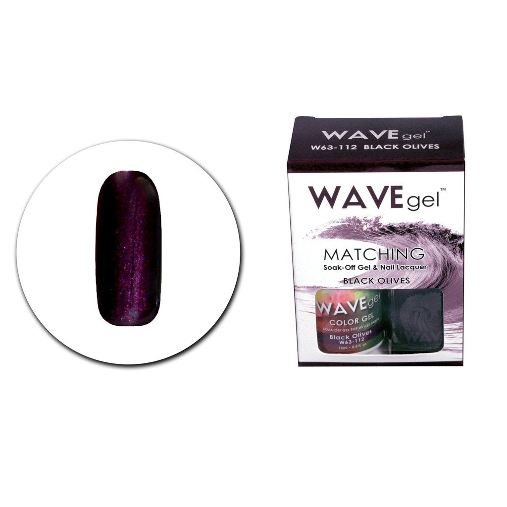 WAVE DUO GEL+POLISH - Black Olives - W63112