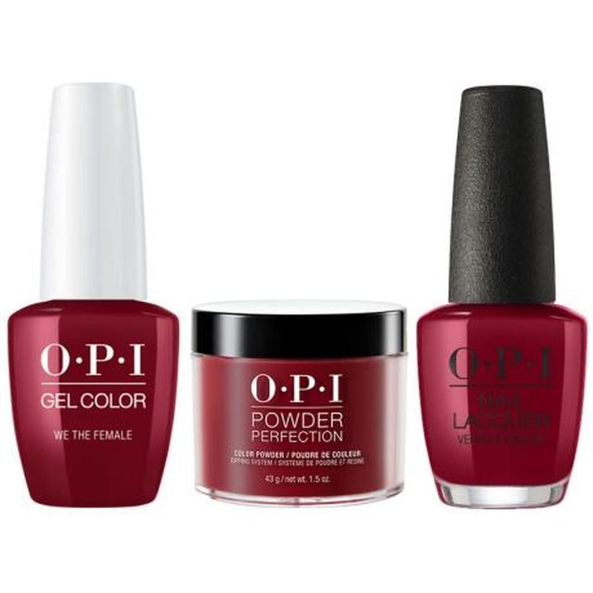 OPI 3in1 Matching Trio - W64 We The Female