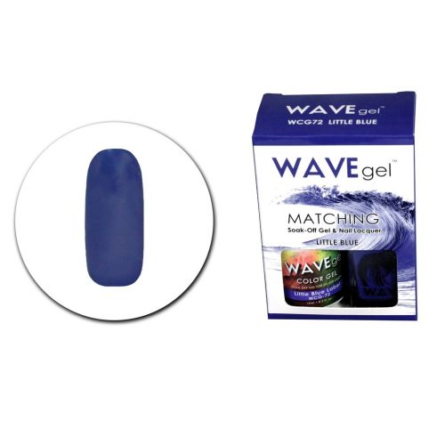 WAVE DUO GEL+POLISH - Little Blue - WCG72