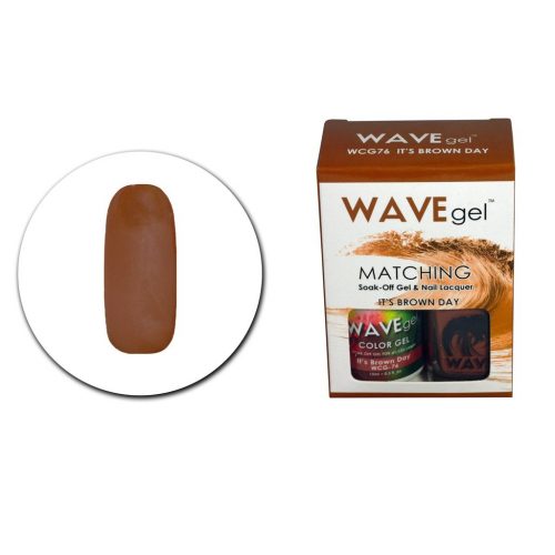 WAVE DUO GEL+POLISH - It's Brown Day - WCG76