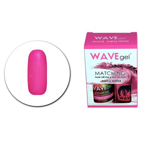 WAVE DUO GEL+POLISH - Purple Pepper - WCG78