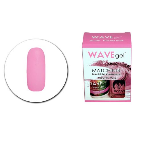 WAVE DUO GEL+POLISH - Fuschia Rose - WCG81