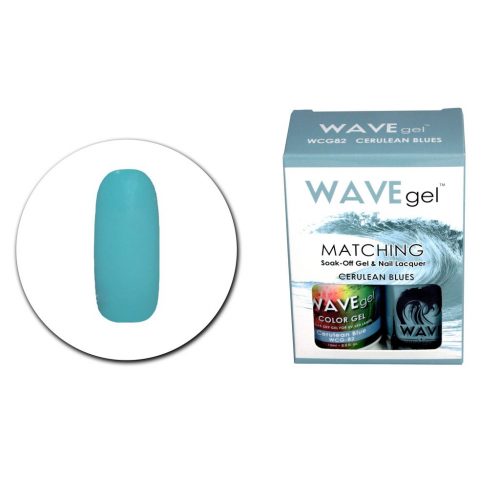 WAVE DUO GEL+POLISH - Cerulean Blues - WCG82