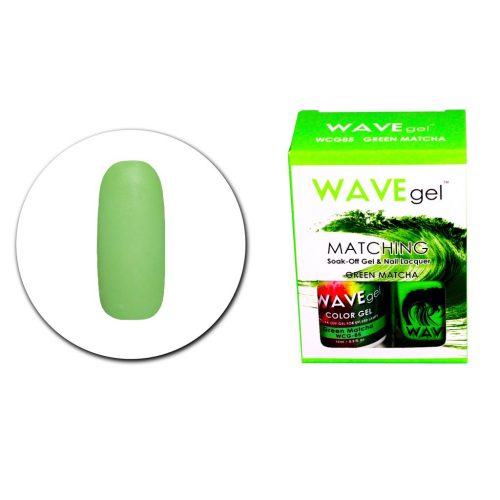 WAVE DUO GEL+POLISH - Green Matcha - WCG85