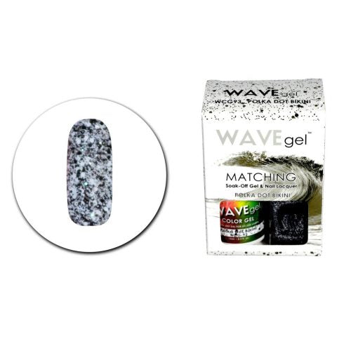 WAVE DUO GEL+POLISH - Polka Dot Bikini - WCG93