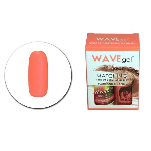 WAVE DUO GEL+POLISH - Portland Orange - WG100