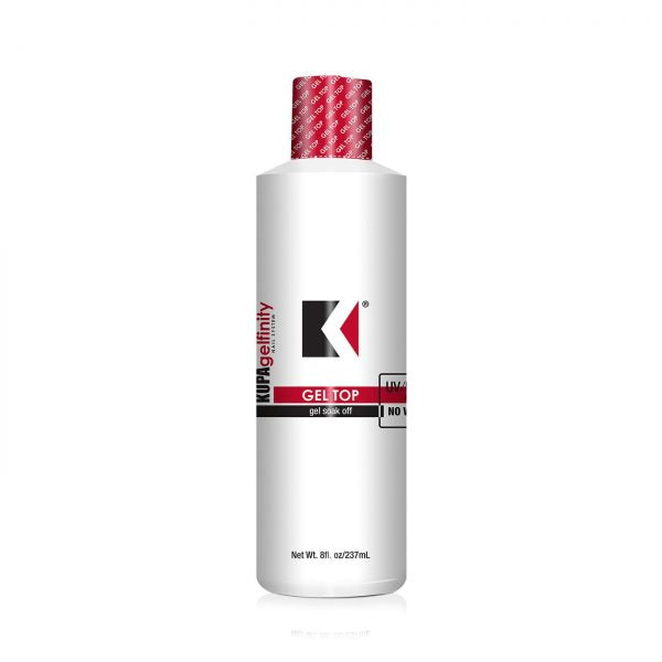 Kupa Gel LED/UV No Cleanse Top Coat Refill 8oz