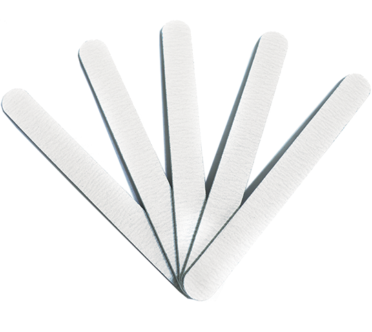 Mini Manicure Zebra File Plastic 80/80 (50ct/Pack)