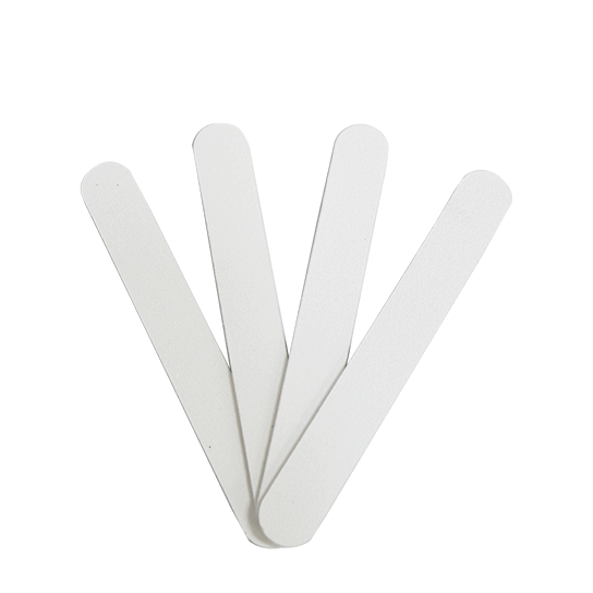 Mini Manicure White File Wood 100/100 (50ct/Pack)