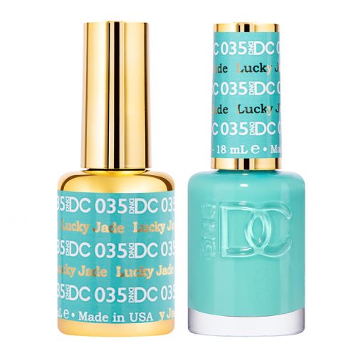 DND DC Duo Gel & Lacquer - 035 Lucky Jade